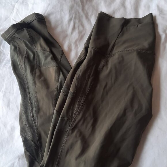Lululemon Wunder Under High-Rise Tight - Mesh - 28" - Olive green - Picture 4 of 5